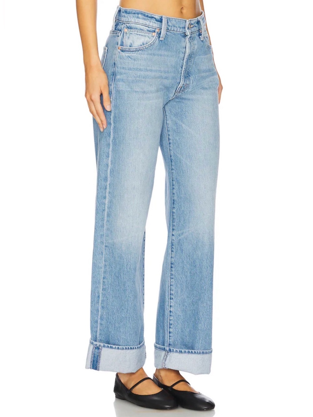 Mother Denim The Petite Lil' Dodger Button Hover Cuff Jeans Funk N Flair 30 $248